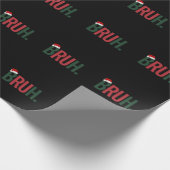 Bruh kerstcadeaus voor hem haar moeder papa broos  cadeaupapier (Hoek)