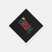 Bruh kerstcadeaus voor hem haar moeder papa broos  servet (Hoek)