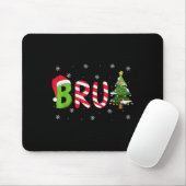 Bruh Kerstmis Uitspraak Bro Grapig Mannen Jongens  Muismat (Met muis)