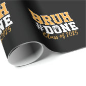 Bruh Klaar Klas Van 2025 Afstuderen Afgestudeerd Cadeaupapier (Rol Hoek)