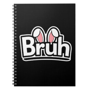 Bruh Konijnenoren Cute Meme Grafisch Notitieboek