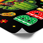 Bruh Lets Fiesta Cinco De Mayo Mexican Party Funny Poster (Hoek)