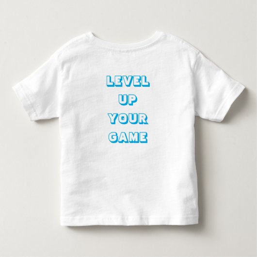 "BRUH" "LEVEL UP YOUR GAME" T-SHIRT (Achterkant)