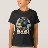 Bruh Mallard Duck Funny Duck Hunting Humor  T-shirt (Voorkant)