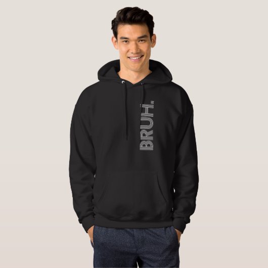 Bruh Meme Brother Greeting Gezegde 27 Hoodie (Voorkant volledig)