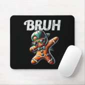Bruh Meme Cool Gingerbread Dabbing Funny Christmas Muismat (Met muis)