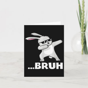 Bruh Meme Funny Bro Tiener Jongens Kinder Paasdag  Kaart