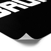 Bruh Meme Funny Christmas Holiday Teens Men Santa Poster (Hoek)