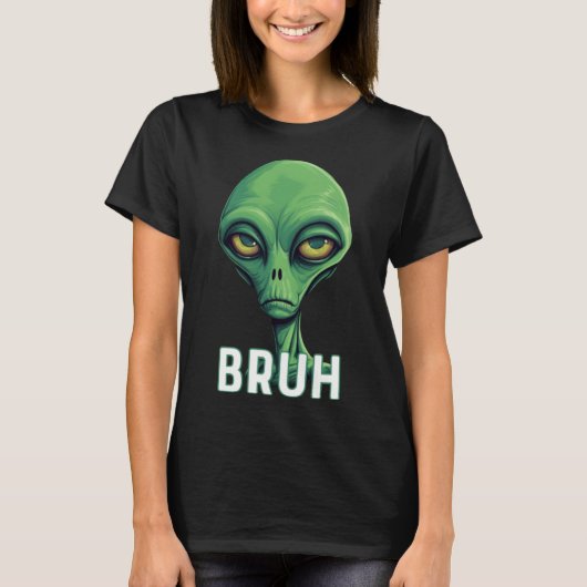 Bruh Meme Funny Gezegde Brother Greetings Boys Ali T-shirt (Voorkant)