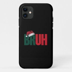 Bruh Meme Grappig Gezegde Bro Groet Kerstmis Case-Mate iPhone Case