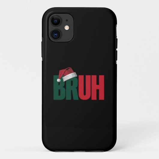 Bruh Meme Grappig Gezegde Bro Groet Kerstmis Case-Mate iPhone Case (Achterkant)
