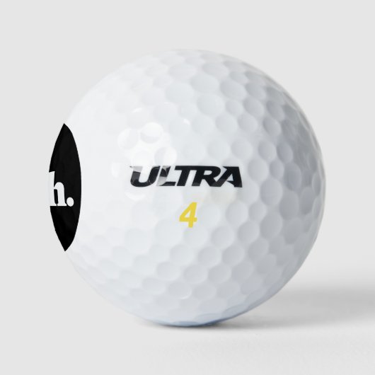 Bruh Meme Grappig Gezegde Bro Groet Kerstmis Golfballen (Logo)