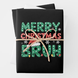 Bruh Meme Grappig Gezegde Bro Groet Kerstmis Inpakpapier Vel