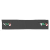 Bruh Meme Grappig Gezegde Bro Groet Kerstmis Korte Tafelloper (Horizontaal)