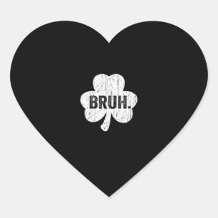 Bruh Meme Grappig Gezegde Bro Groet Tiener Jongen Hart Sticker
