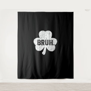 Bruh Meme Grappig Gezegde Bro Groet Tiener Jongen Wandkleed