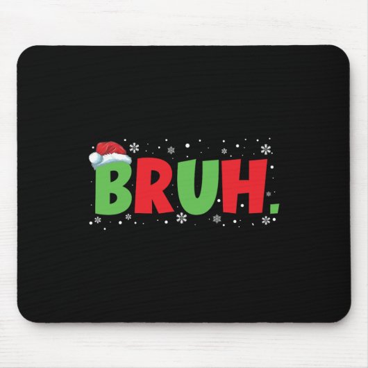 Bruh Meme Grappig Gezegde Tiener Groeten Jongens J Muismat (Voorkant)