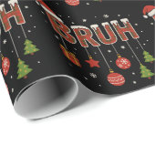 Bruh Meme Grappige Bro Groet Kerstmis Cadeaupapier (Rol Hoek)