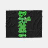 Bruh Meme Grappige St. Patrick's Dag Shamrock Iers Fleece Deken (Voorkant (Horizontaal))