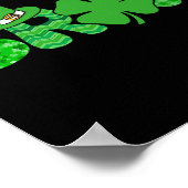 Bruh Meme Grappige St. Patricks Dag Shamrock Iers  Poster (Hoek)