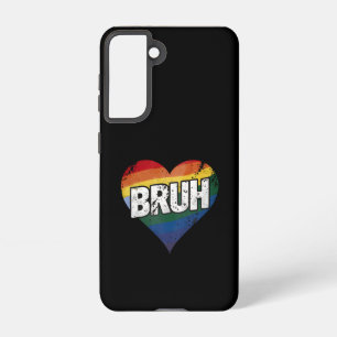 Bruh Meme Grappige Uitspraak Bro Groet Gay LGBT Pr Samsung Galaxy Hoesje