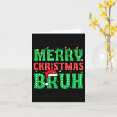 Bruh Meme Grappige Uitspraak Bro Groet tieners Jon Kaart (Gele Bloem)