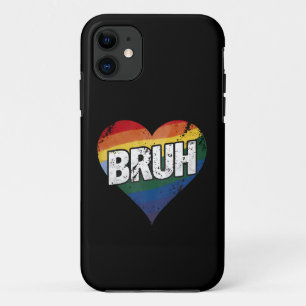 Bruh Meme Grappige Zin Bro Groet Gay LGBT Trots Case-Mate iPhone Case