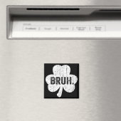 Bruh Meme Grappige Zin Bro Groet Tiener Jongen St- Magneet (Insitu (Vaatwasser))