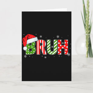 Bruh Meme Grappige Zin Bro Groet Tiener Jongens Ma Kaart