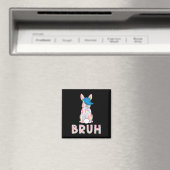 Bruh Meme Paasdag Funny Bunny Eggs Tiener Boys K Magneet (Insitu (Vaatwasser))