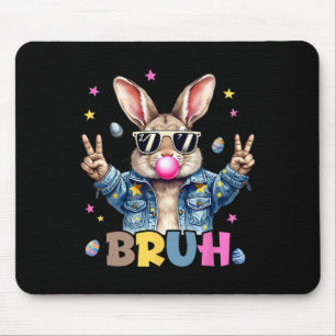 Bruh Meme Paasdag Funny Bunny Eggs Tiener Boys K Muismat