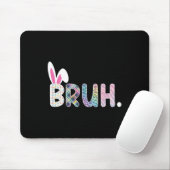 Bruh Meme Paasdag Funny Bunny Eggs Tiener Boys K Muismat (Met muis)