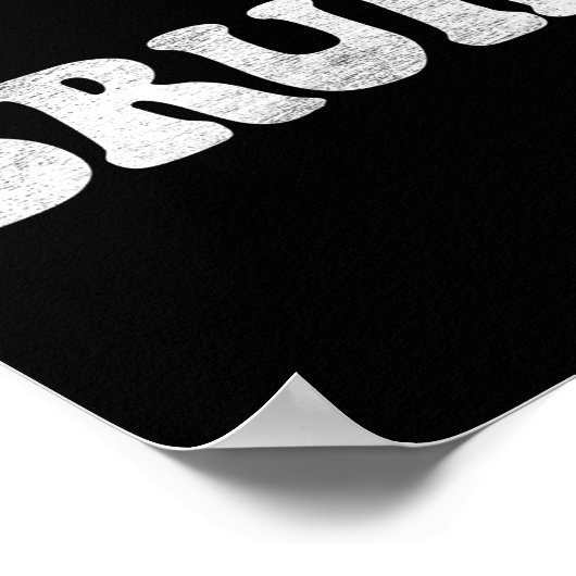 Bruh Meme Paasdag Funny Bunny Eggs Tiener Boys K Poster (Hoek)