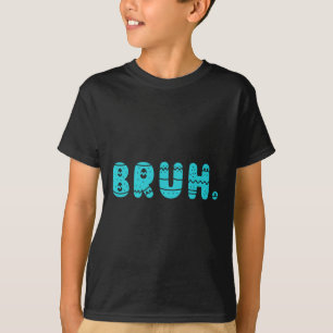 Bruh Meme Paasdag Funny Bunny Eggs Tiener Boys K T-shirt