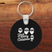 Bruh Merry Christmas Funny Santa Pajama Teens Boys Sleutelhanger (Voorkant)
