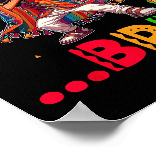 Bruh Mexican Boy Dabbing Poncho Cinco de Mayo Kind Poster (Hoek)