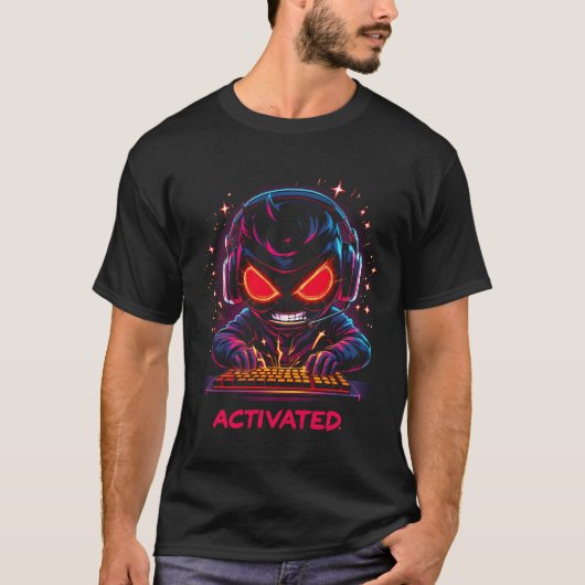 BRUH MODE: ACTIVATED – Gamer Meme T-shirt (Voorkant)