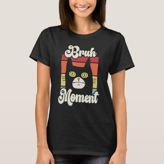 Bruh Moment Meme T-shirt (Voorkant)