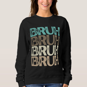 Bruh Multi Kleur Blauw Tan Khaki Bruin Neutraal Br Trui