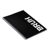 Bruh Notitieboek (Rechterzijde)