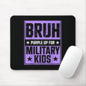 Bruh Paarse voor Kinder militaire kind Mo Muismat (Met muis)
