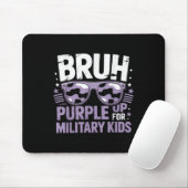 Bruh Paarse voor Kinder militaire kind Mo Muismat (Met muis)