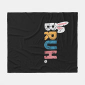 Bruh Paashaas Schattigee meme voor kinderen _2 Fleece Deken (Voorkant (Horizontaal))