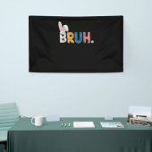 Bruh Paashaas Schattigee meme voor kinderen _2 Spandoek (Beurs)