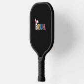 Bruh Paashaas Schattigee meme voor kinderen _3 Pickleball Paddle (Links)