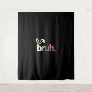 Bruh Paashaas Schattigee meme voor kinderen _5 Wandkleed