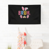 Bruh Paashaas Schattigee meme voor kinderen _7 Spandoek (Insitu)