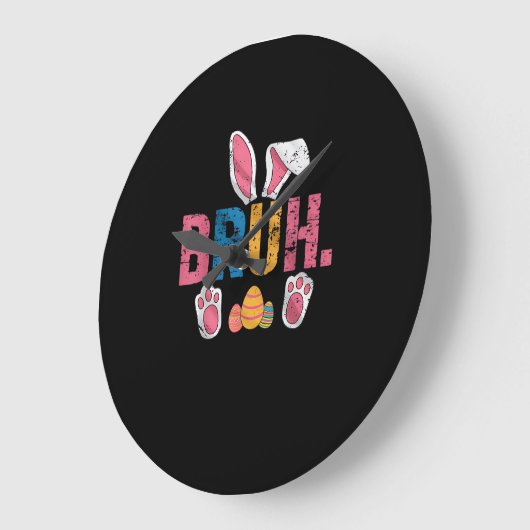 Bruh Paashaas Schattigee meme voor kinderen _8 Grote Klok (Hoek)