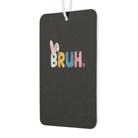 Bruh Paashaas Schattigee meme voor kinderen Luchtverfrisser (Links)