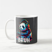 Bruh Panda Gamer With Headphones Controller  Koffiemok (Links)